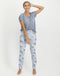 Hope Short Sleeve Top | Blue Melange