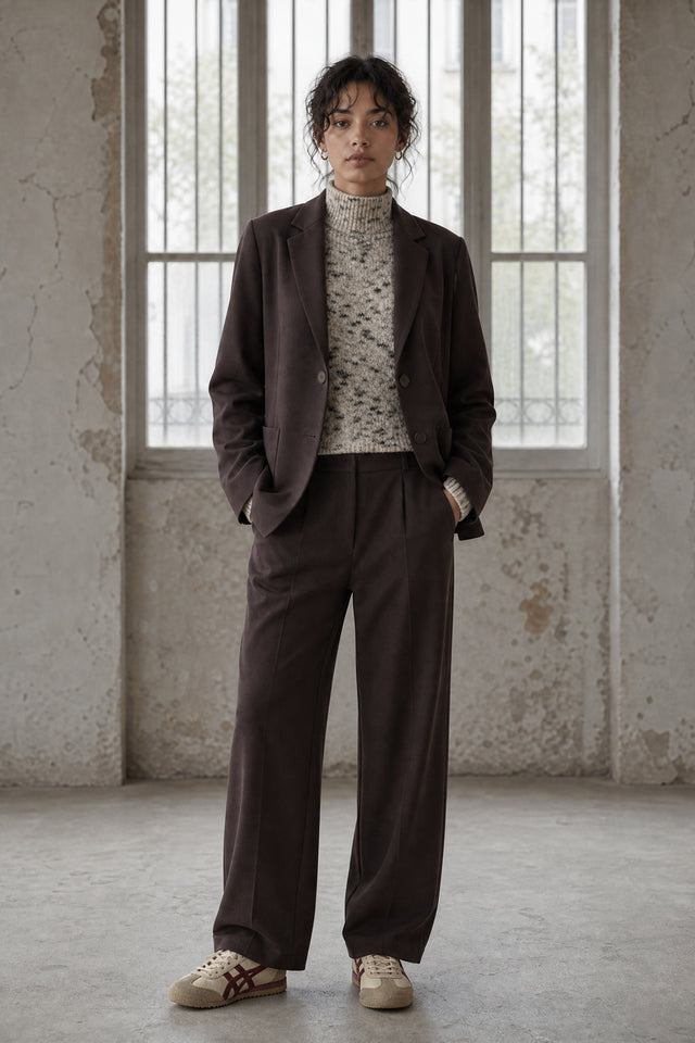 Rango Viskose basic blazer | Moro