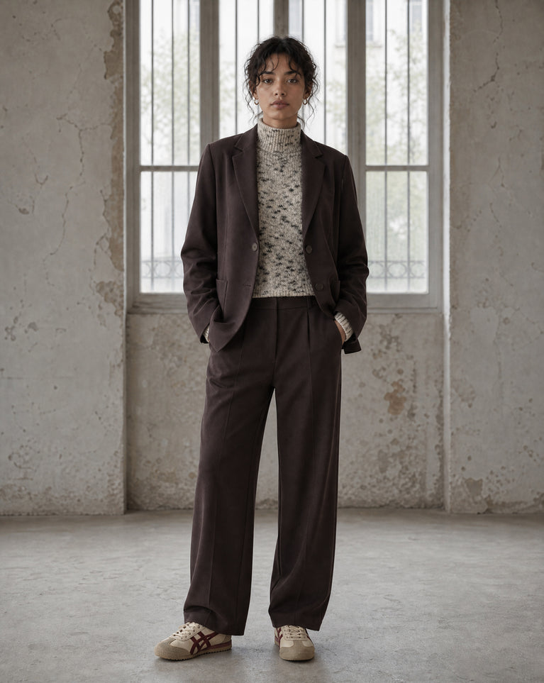 Rango Viscose basic blazer | Moro