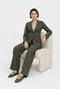 Linda Hose technical jersey | Army green
