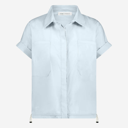Renate poplin blouse | Light Blue