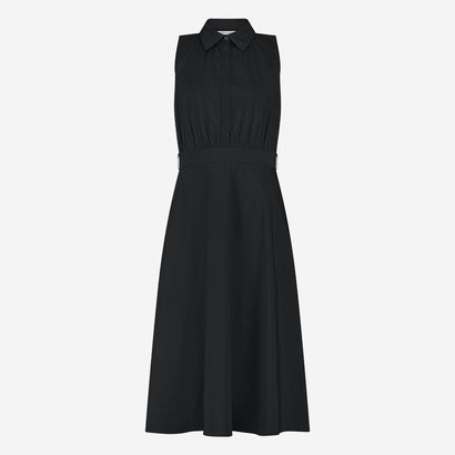 Anita poplin dress | Black