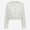 Joke textured metallic blazer | White silver