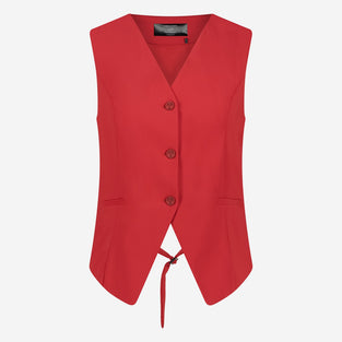 Lola Vest Technical Jersey | Red