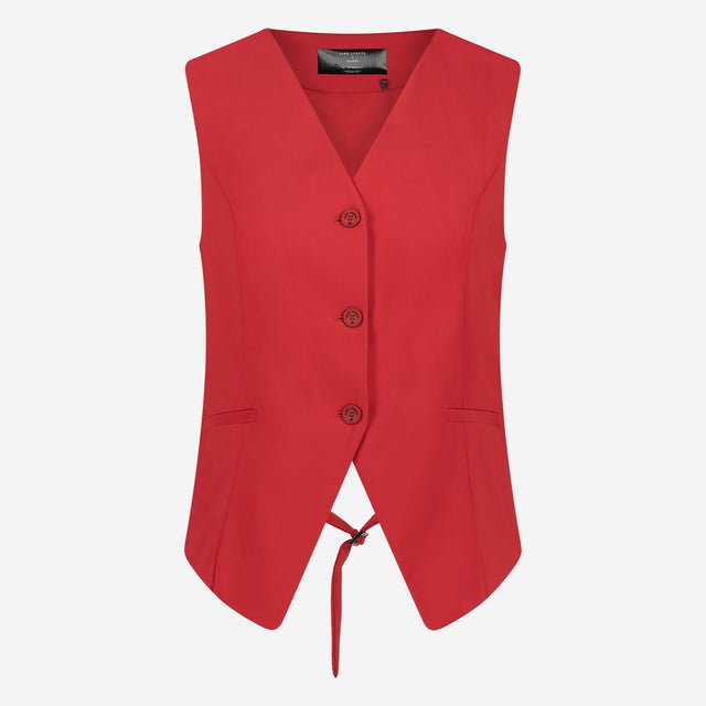 Lola Vest Technical Jersey | Red