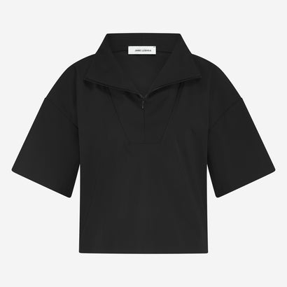 Leone blouse technical jersey | Black