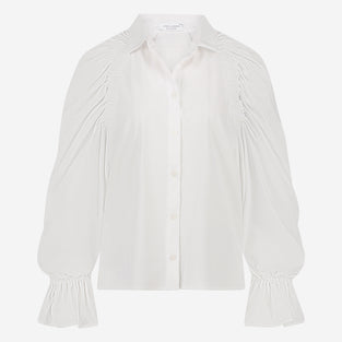 Mima Blouse Technical Jersey | White