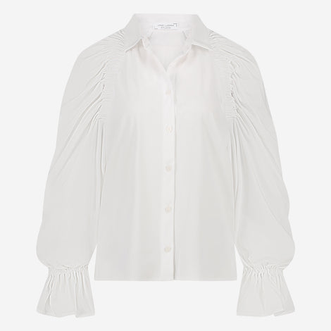 Mima Blouse Technical Jersey | White