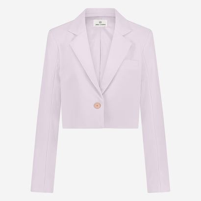 Estele Struktur-Jersey-Blazer | Hellpuder