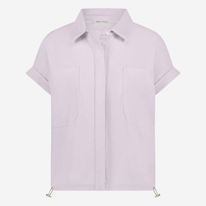 Renate blouse technical jersey | Light Pudra