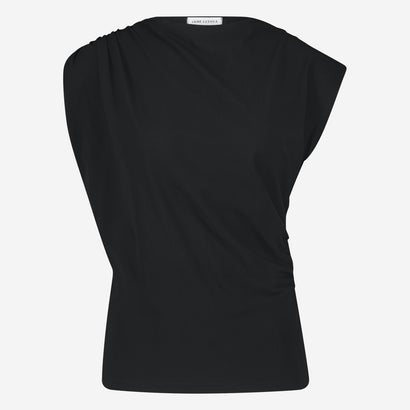 Nelly technisches Jersey-Top mit Stretchanteil | Schwarz