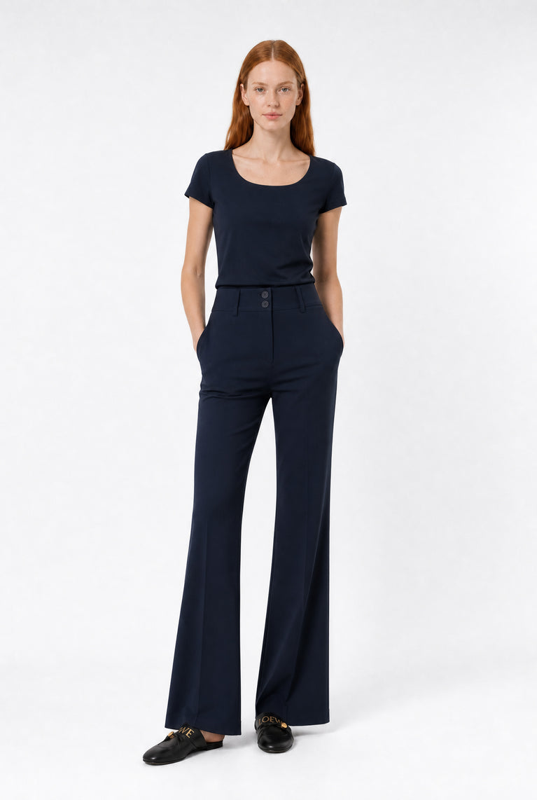 T-Shirt Sara Easy Wear Technical Jersey | Blue