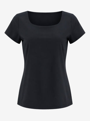 T-Shirt Sara Easy Wear Technical Jersey | Black