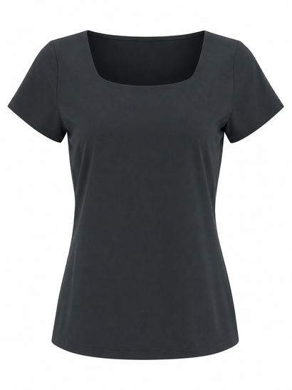 T-shirt Sara Easy Wear Technical Jersey | Nachtgrijs