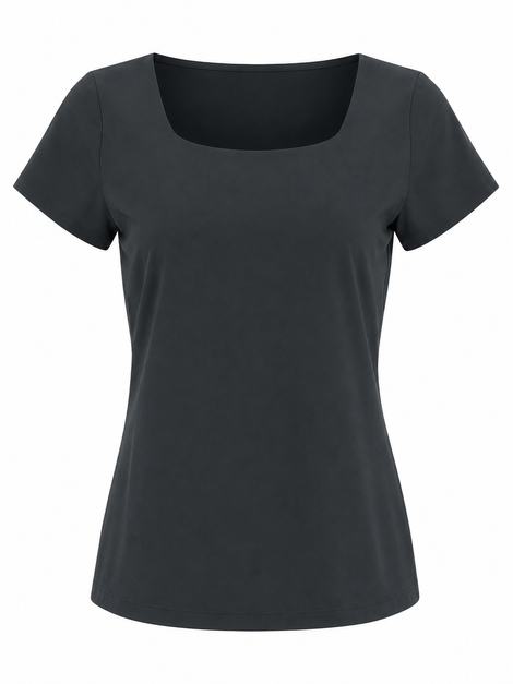 T shirt Sara Easy Wear Technical Jersey | Grigio Notte