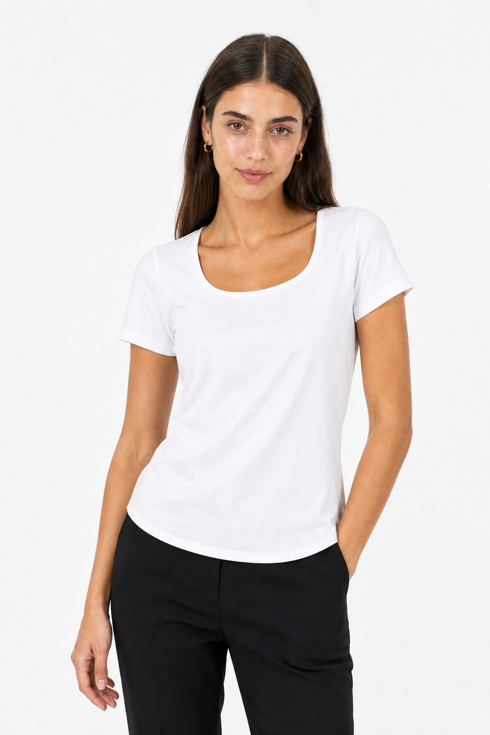 T-Shirt Sara Easy Wear Technical Jersey | White
