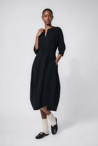 Sasha Kleid Sensitive tech fabric | Black