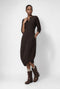 Sasha Kleid Sensitive tech fabric | Chocolate
