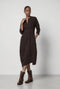 Sasha Kleid Sensitive tech fabric | Chocolate