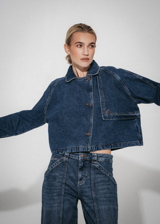 Sassy denim parcka jacket