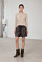 Ari Baumwolle top | Beige