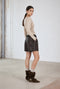 Ari Baumwolle top | Beige