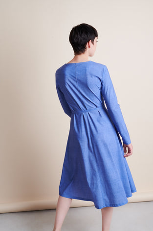 Jessica Dress Short Technical Jersey | Light blue