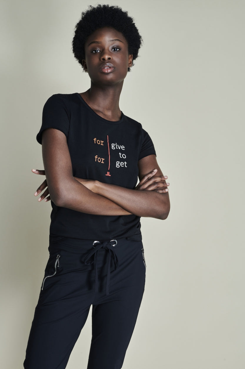 T-Shirt Forgive Organic Cotton | Black