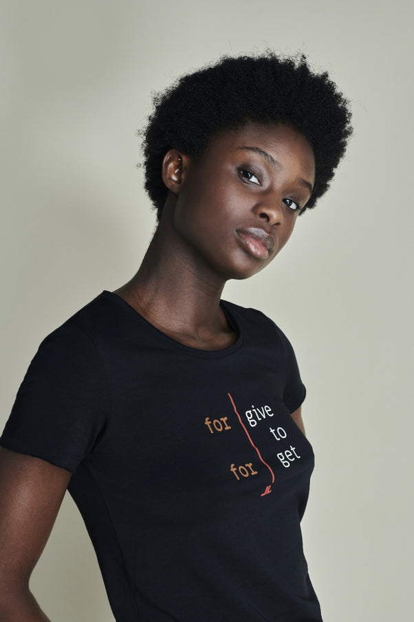 T-Shirt Forgive Organic Cotton | Black