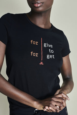 T-Shirt Forgive Organic Cotton | Black