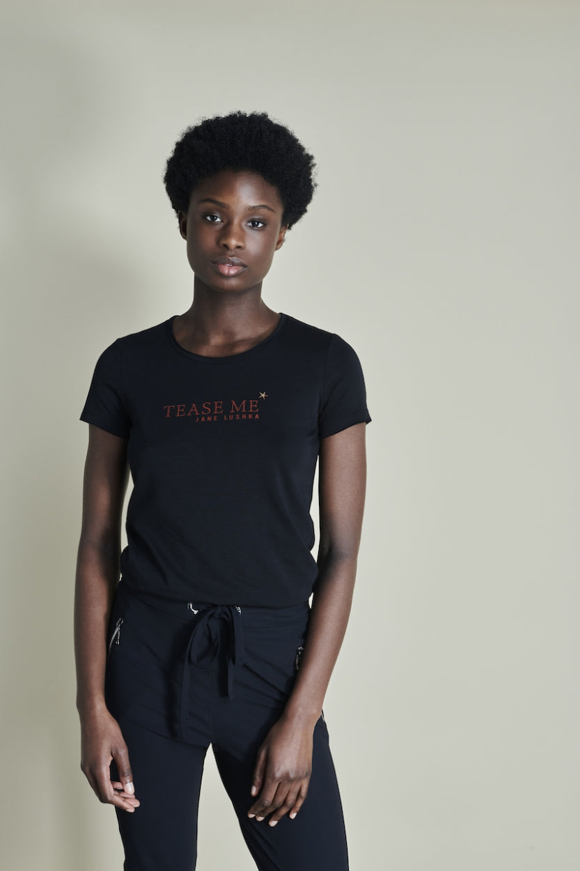 T-Shirt Tease me Organic Cotton | Black
