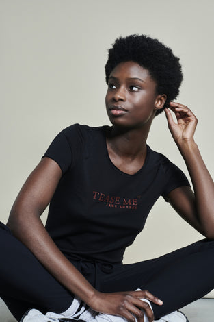 T-Shirt Tease me Organic Cotton | Black