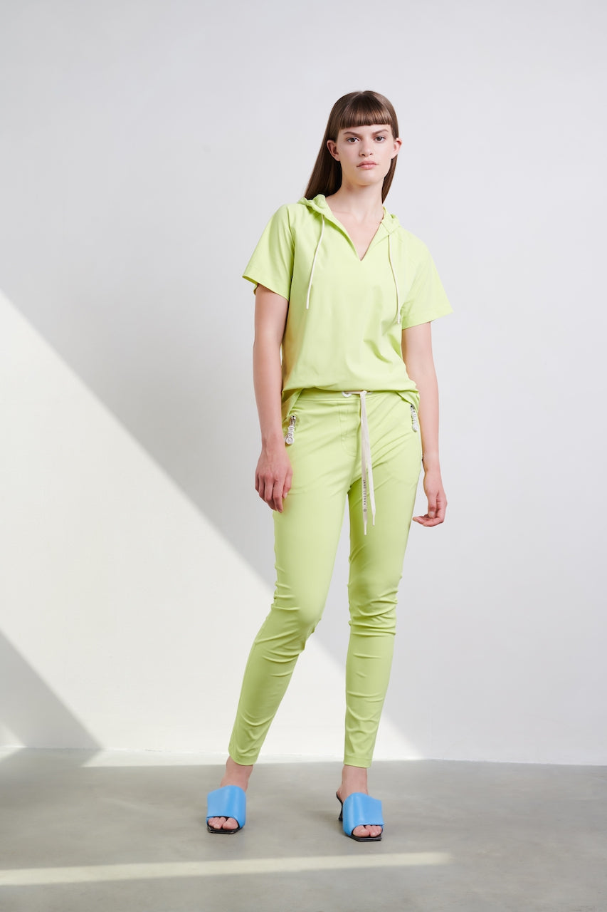 Evi Blouse Technical Jersey | Lime