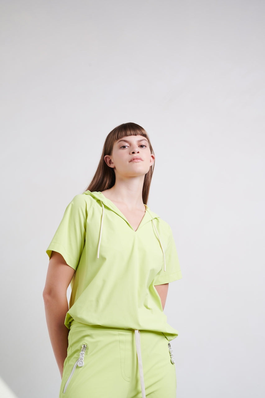 Evi Blouse Technical Jersey | Lime