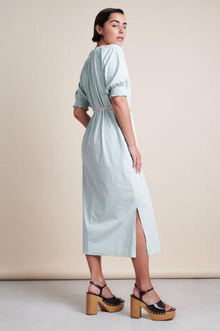 Lorna Dress Technical Jersey | Aqua