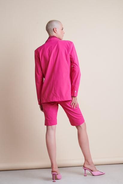 Lima Blazer Technical Jersey | Cyclamen