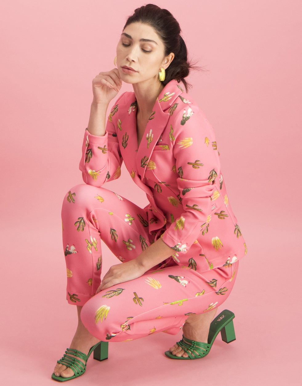Jamie Pants Tropical | Coral