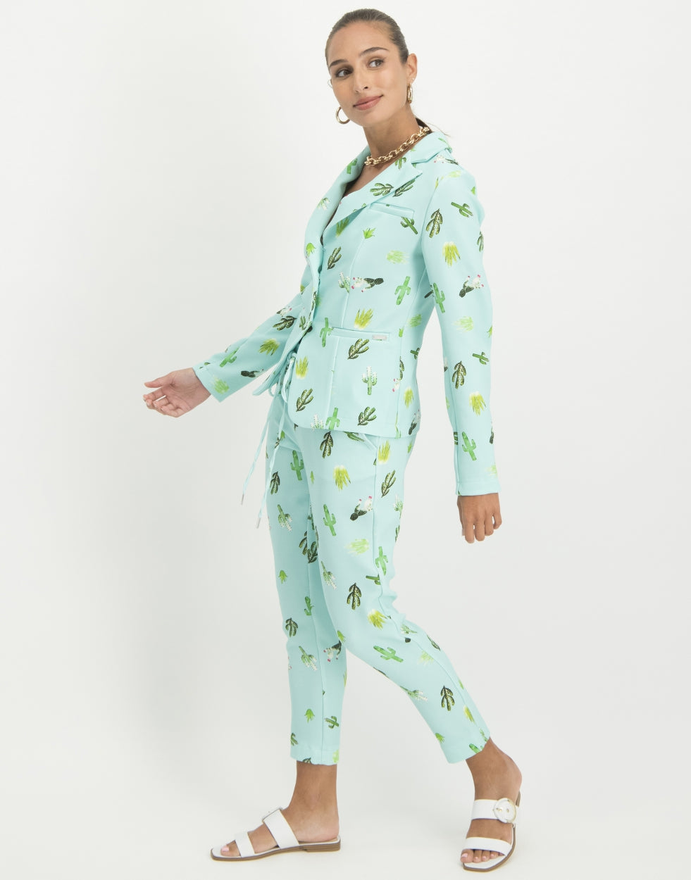 Jamie Pants Tropical | Aloe