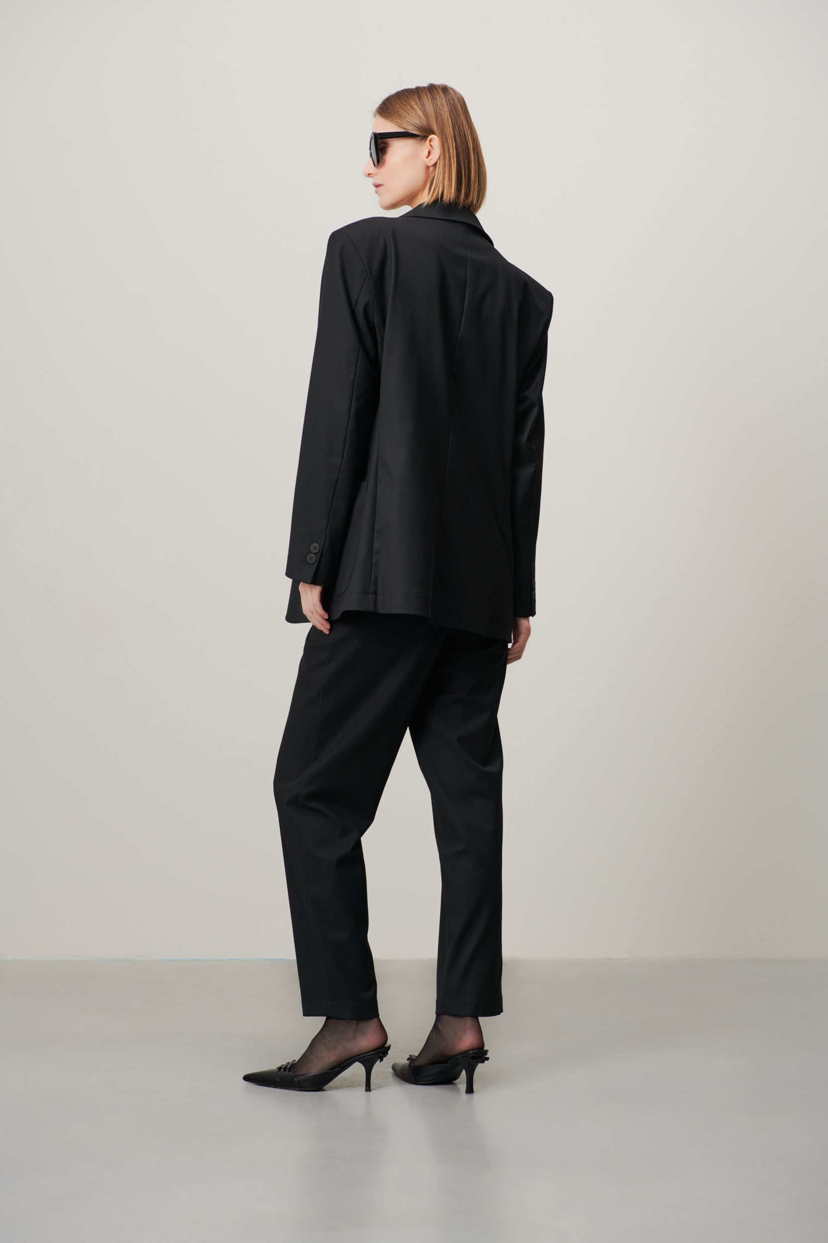 Lennard Oversize Blazer | Black