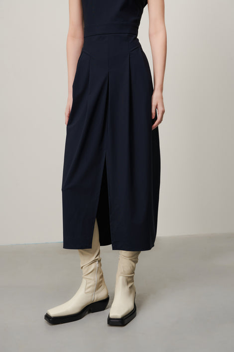 Jackie dress technical jersey | Blue