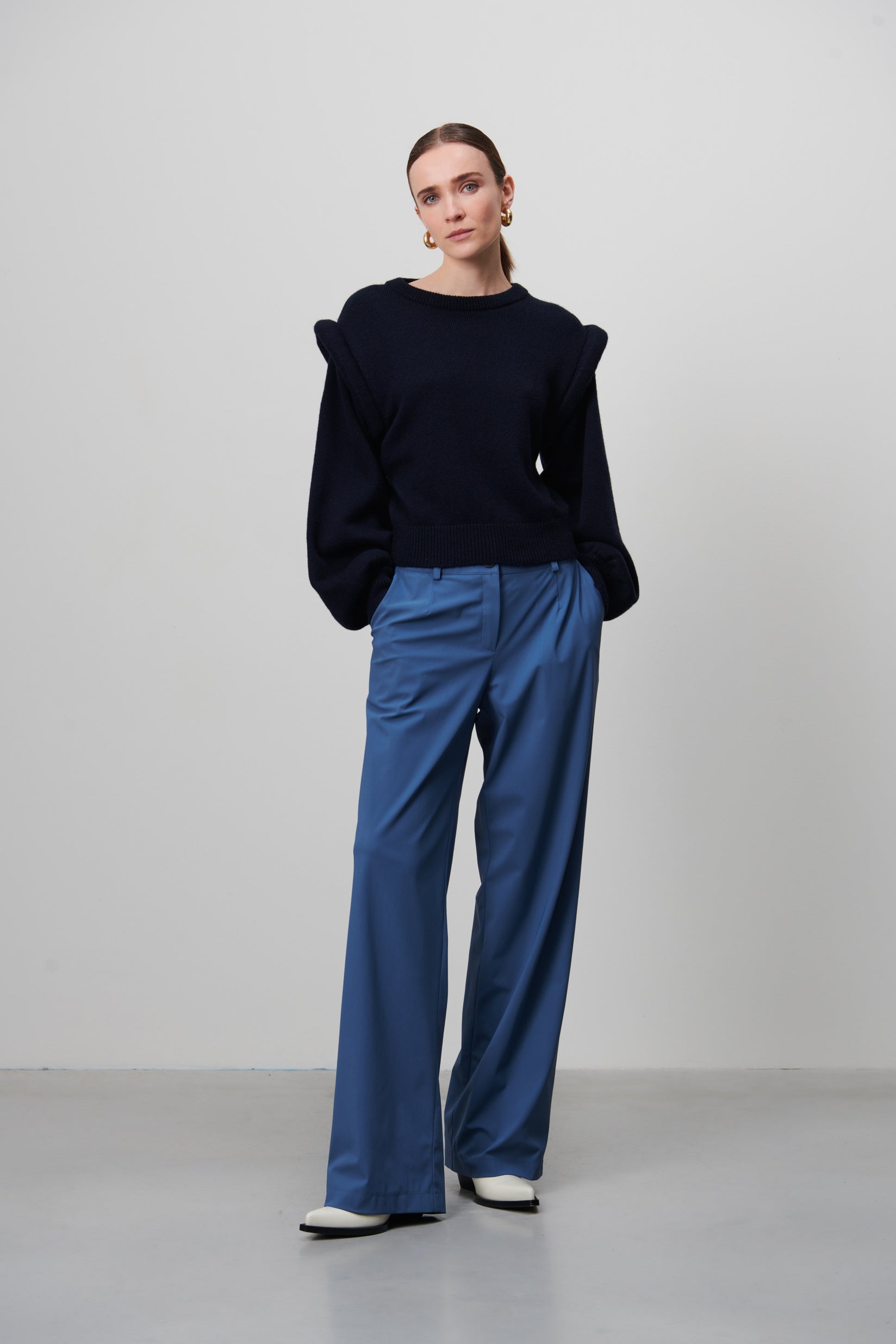 Eleny Pants Technical Jersey | Mid Blue