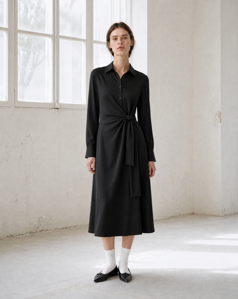 Trydi Kleid technical jersey | Black