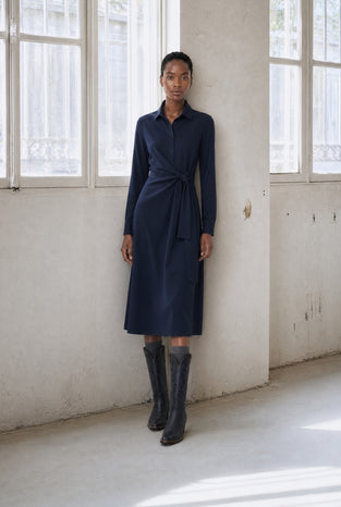 Trydi dress technical jersey | Blue