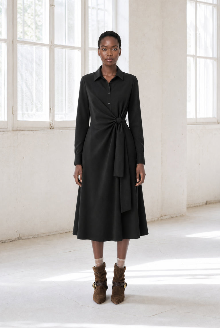 Trydi Kleid technical jersey | Black