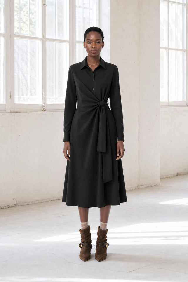 Trydi Kleid technical jersey | Black