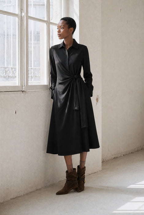 Trydi Kleid technical jersey | Black