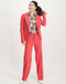 Debbie Blouse Flower | White/Red