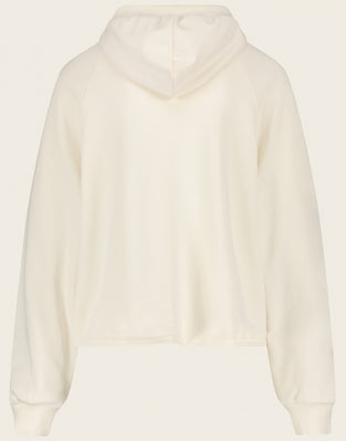 Soft Hoodie Print Organic Cotton | Ecru
