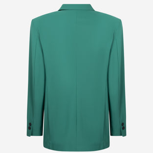 Lennard Oversize Blazer Technical Jersey | Green