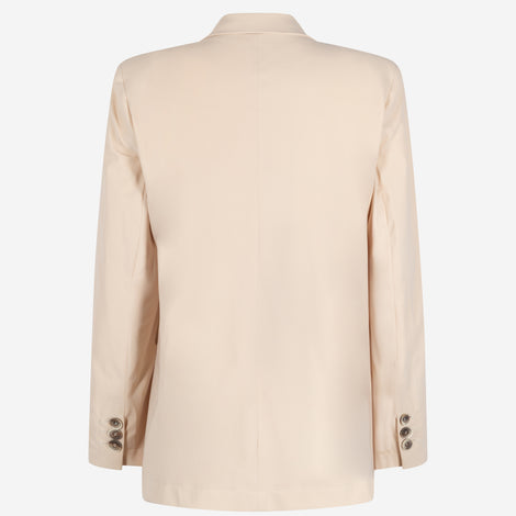 Sydney Blazer Technical Jersey | Beige